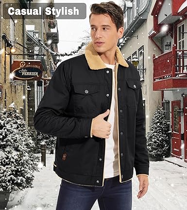 Men's Winter Jacket Thick Thermal Cotton